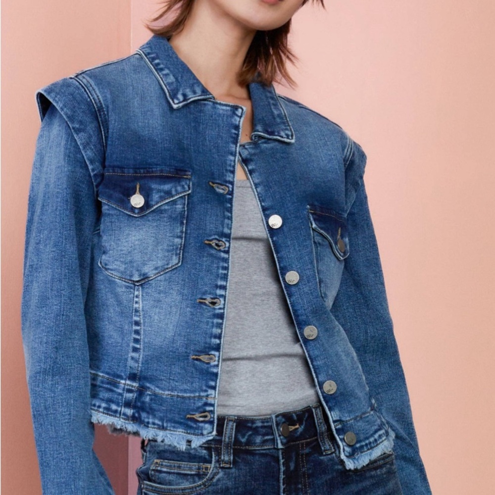 1 left.Road Trip Denim Jacket